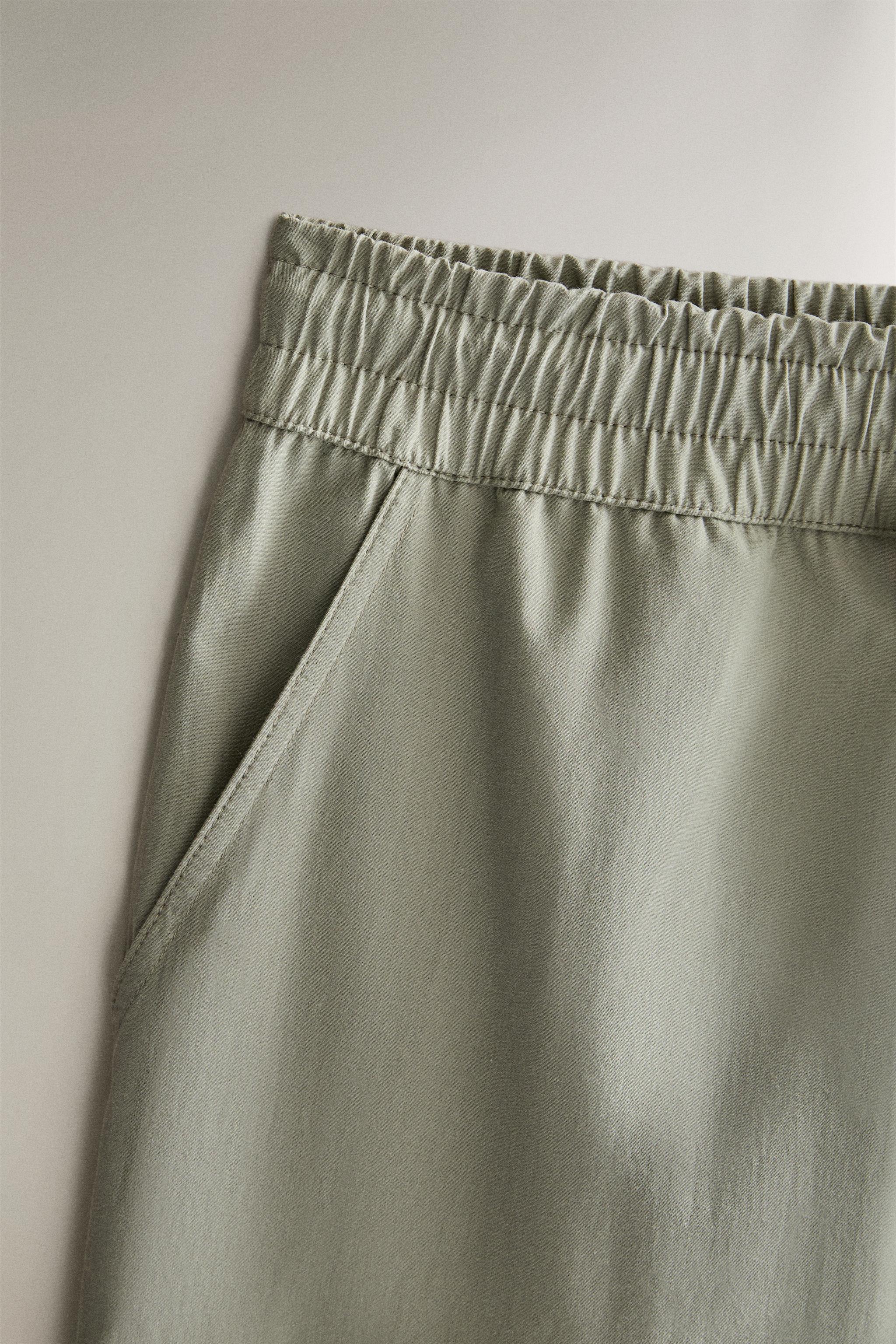 POPLIN PANTS